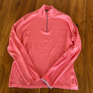 Men's Greyson Salmon Half-Zip Sweater